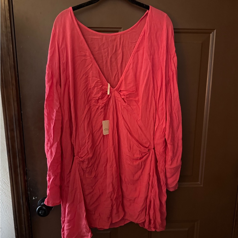 Free People Pink Blouse
